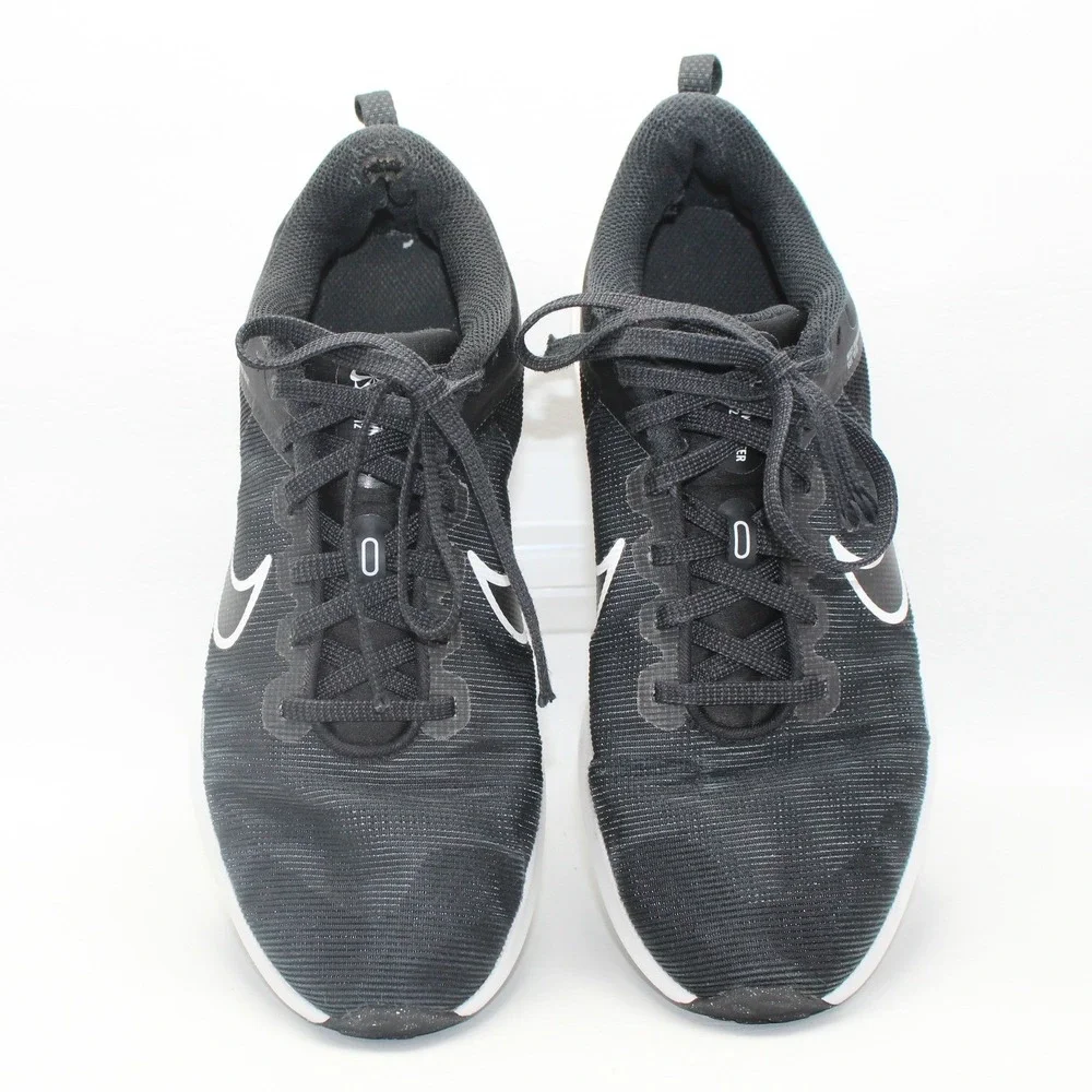 Nike Downshifter 12 Mens Running Shoes Black White DD9293-001 Size 7.5